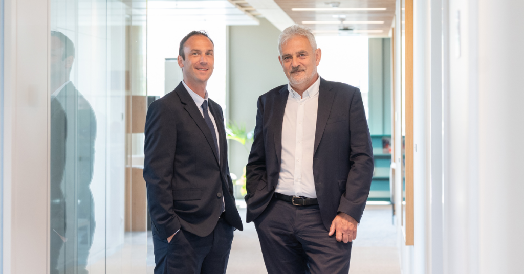 Pierre Dubru, Head of Life Development et Julien Losson, Account Manager chez Baloise.